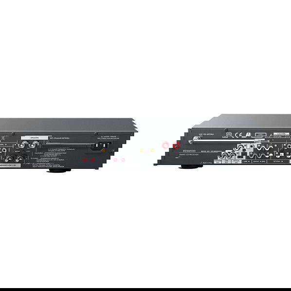 Kenwood KR-W8000SCD Receptor Estéreo Hifi Inteligente 60W Negro con WiFi, Bluetooth 5.2, DAB+, Radio Internet, Reproductor CD y Mando