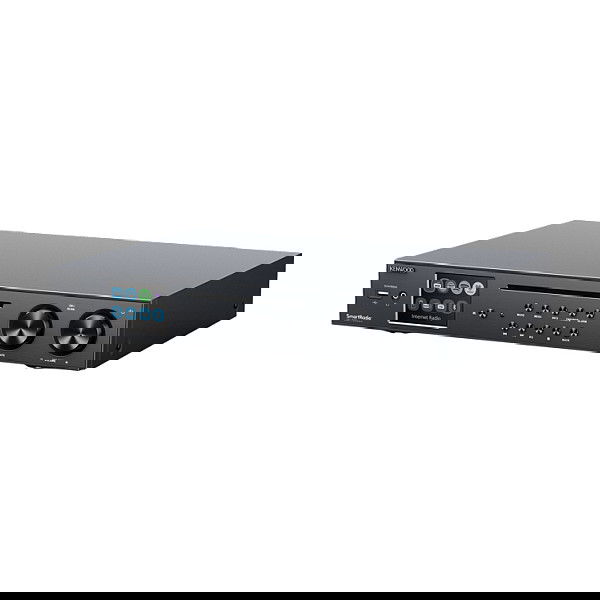 Kenwood KR-W8000SCD Receptor Estéreo Hifi Inteligente 60W Negro con WiFi, Bluetooth 5.2, DAB+, Radio Internet, Reproductor CD y Mando
