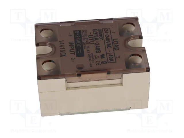 OMRON G3NA-240B-5-24 Relé de semiconductor monofásico 40A 24-240VAC