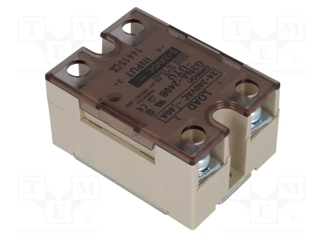 OMRON G3NA-240B-5-24 Relé de semiconductor monofásico 40A 24-240VAC
