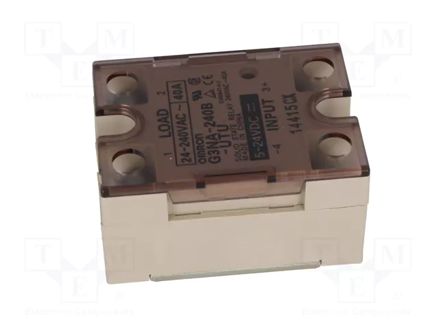 OMRON G3NA-240B-5-24 Relé de semiconductor monofásico 40A 24-240VAC