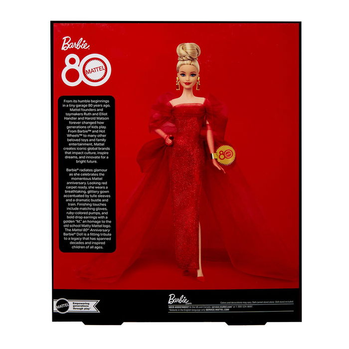 Barbie Muñeca Signature 80 Aniversario Jbj17 Mattel
