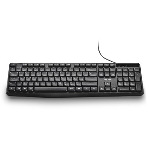NGS Funky V4 Teclado Multimedia USB Negro Español