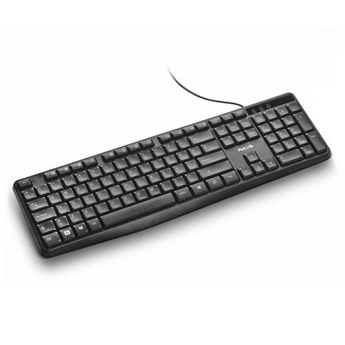 NGS Funky V4 Teclado Multimedia USB Negro Español