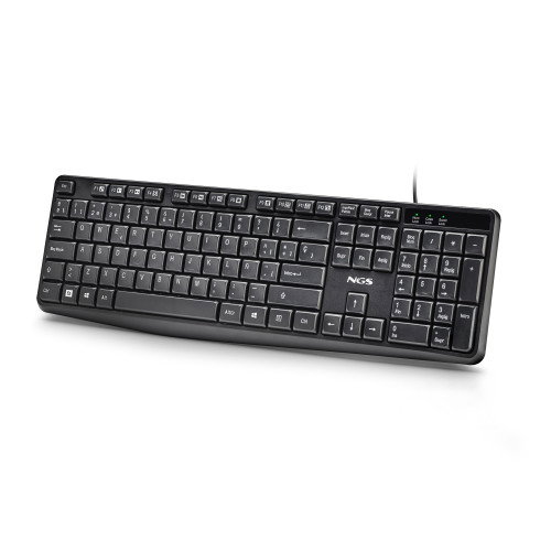 NGS Funky V4 Teclado Multimedia USB Negro Español