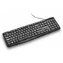 NGS Teclado FUNKY V4 - Teclado USB Cable QWERTY Español Negro con 12 Teclas Multimedia para Hogar y Oficina