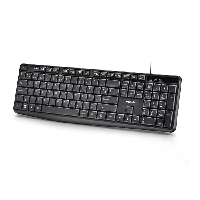 NGS Funky V4 Teclado Multimedia USB Negro Español
