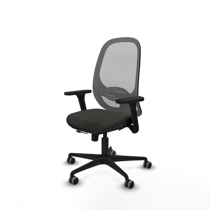 PIQUERAS Y CRESPO Silla de oficina Cilanco con mecanismo Sincro/Traslack, Negro y Gris PIQUERAS Y CRESPO Silla de oficina Cilanco con mecanismo Sincro/Traslack, Negro y Gris