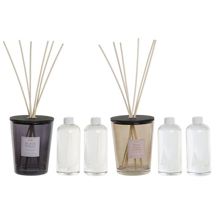 DKD Home Decor Ambientador Mikado Cristal 1L Surtido de 2 Unidades DKD Home Decor Ambientador Mikado Cristal 1L Surtido de 2 Unidades