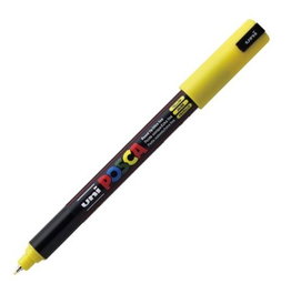POSCA Marcador No Permanente PC-1MR Punta Extrafina 0.7 mm Amarillo