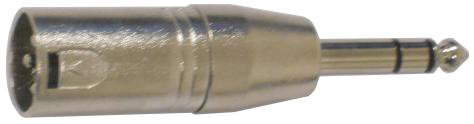 Adaptador Xlr Macho-Jack Stereo 1/4 Adaptador Xlr Macho-Jack Stereo 1/4