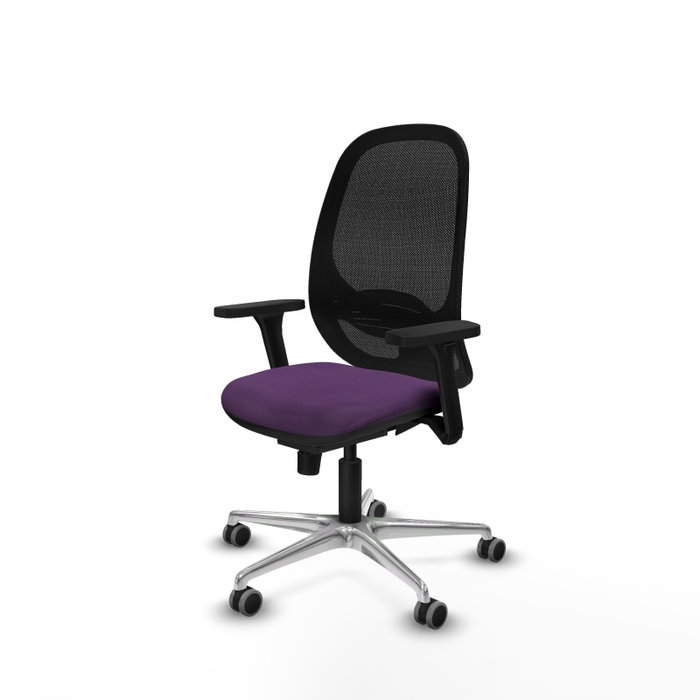 PIQUERAS Y CRESPO Silla de oficina Cilanco con mecanismo Sincro, Morado y Negro PIQUERAS Y CRESPO Silla de oficina Cilanco con mecanismo Sincro, Morado y Negro