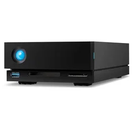 LaCie 1big Dock Disco Duro Externo de 20 TB, Thunderbolt 3, 7200 RPM, 3.5 Pulgadas, Negro - Almacenamiento Masivo con Dock Integrado