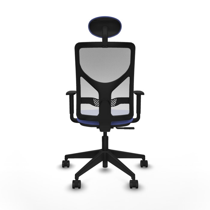 PIQUERAS Y CRESPO Silla de oficina Motilla, Mecanismo Sincro, Azul claro/Blanco PIQUERAS Y CRESPO Silla de oficina Motilla, Mecanismo Sincro, Azul claro/Blanco