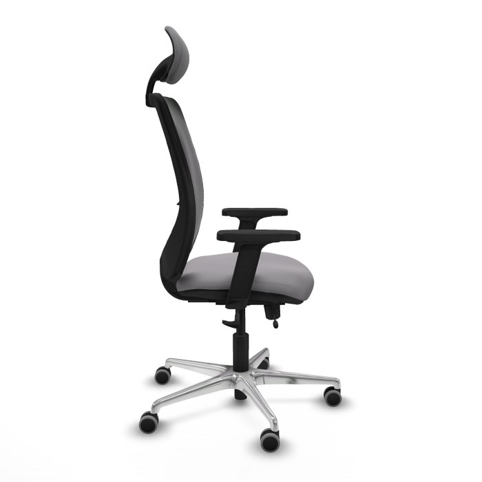 PIQUERAS Y CRESPO Silla de oficina Zulema con mecanismo Sincro/Traslack, Gris y Negro PIQUERAS Y CRESPO Silla de oficina Zulema con mecanismo Sincro/Traslack, Gris y Negro