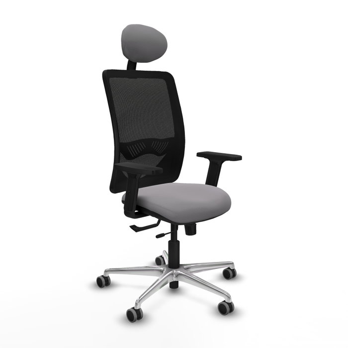 PIQUERAS Y CRESPO Silla de oficina Zulema con mecanismo Sincro/Traslack, Gris y Negro PIQUERAS Y CRESPO Silla de oficina Zulema con mecanismo Sincro/Traslack, Gris y Negro