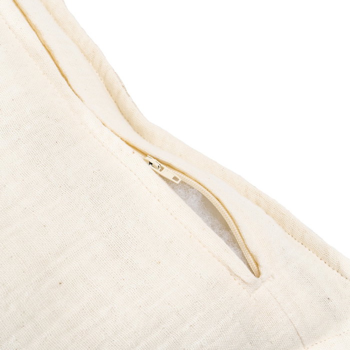 Cojín Natural Viscosa / Lino 60 X 60 cm (Set de 2)