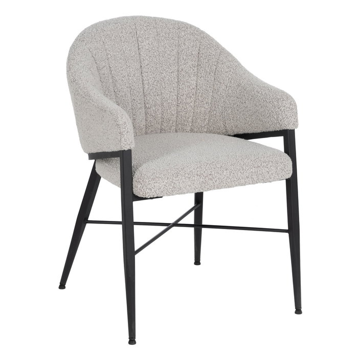 Ixia Silla con Brazos Gris Tejido-Metal Ixia Silla con Brazos Gris Tejido-Metal