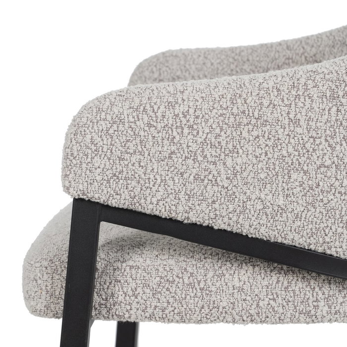Ixia Silla con Brazos Gris Tejido-Metal Ixia Silla con Brazos Gris Tejido-Metal