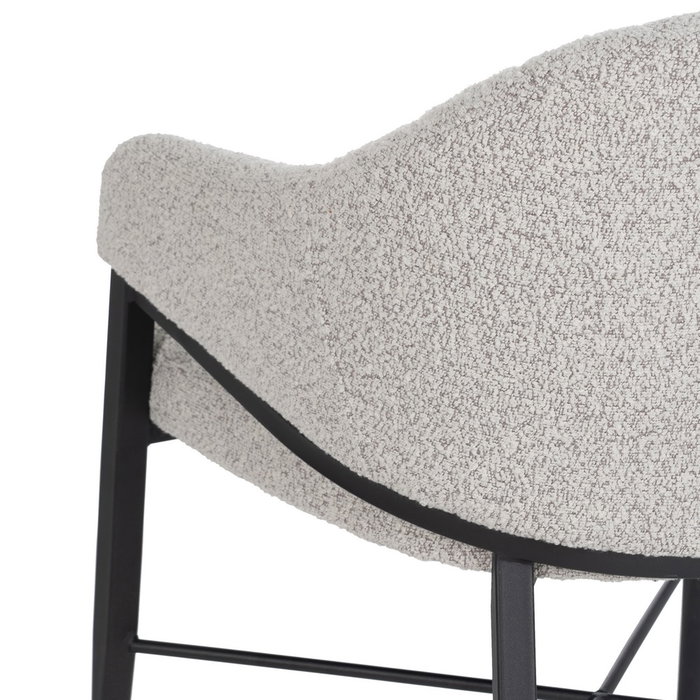 Ixia Silla con Brazos Gris Tejido-Metal Ixia Silla con Brazos Gris Tejido-Metal