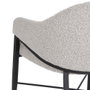 Ixia Silla con Brazos Gris Tejido-Metal