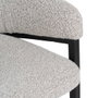 Ixia Silla con Brazos Gris Tejido-Metal