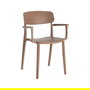 Silla Apilable Marrón Pp Contract 51,50 X 51 X 80 cm (Set de 2)