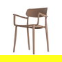 Silla Apilable Marrón Pp Contract 51,50 X 51 X 80 cm (Set de 2)