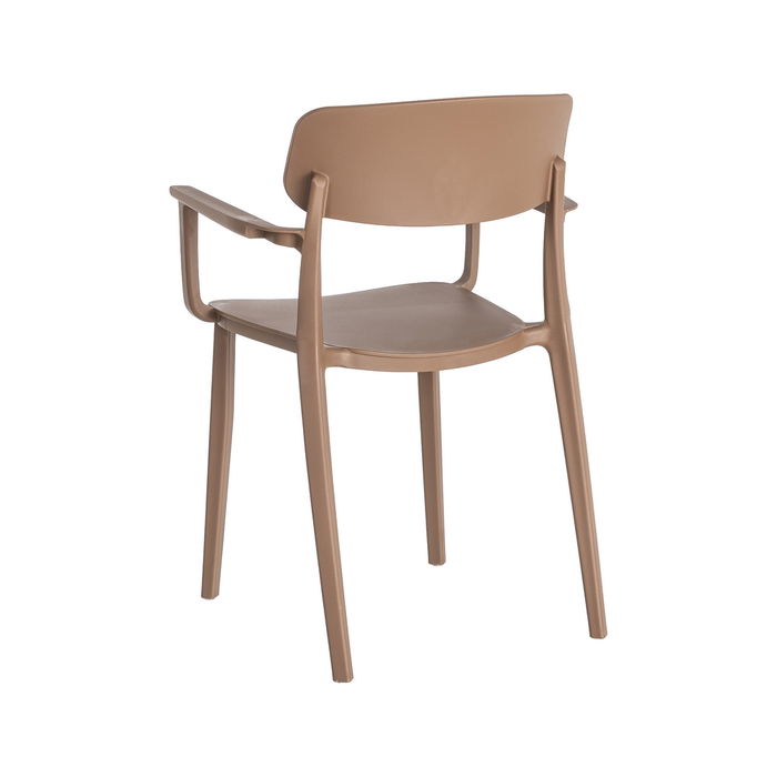 Silla Apilable Marrón Pp Contract 51,50 X 51 X 80 cm (Set de 2)