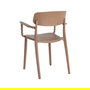 Silla Apilable Marrón Pp Contract 51,50 X 51 X 80 cm (Set de 2)