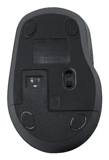 Nilox NXMWS101 Ratón Inalámbrico Silencioso Negro