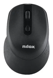 Nilox NXMWS101 Ratón Inalámbrico Silencioso Negro