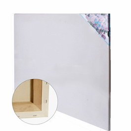 Pryse 6020003 Lienzo Pretensado para Pintura Blanco 270 x 160 mm