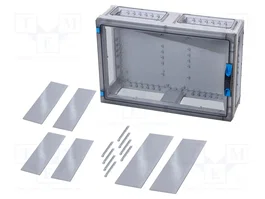 HENSEL ENYSTAR Carcasa de Pared Gris Claro