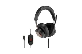 Kensington Auriculares Circumaurales USB-C H2000, Alámbricos, para Oficina, 20-20000 Hz, Negro