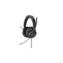 Kensington Auriculares USB-C H2000 para Videoconferencias Oficina, Diadema Negro con Cancelación de Ruido, Micrófono Boom y Controles en Cable