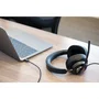 Kensington Auriculares USB-C H2000 para Videoconferencias Oficina, Diadema Negro con Cancelación de Ruido, Micrófono Boom y Controles en Cable