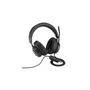 Kensington Auriculares USB-C H2000 para Videoconferencias Oficina, Diadema Negro con Cancelación de Ruido, Micrófono Boom y Controles en Cable