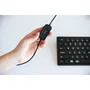 Kensington Auriculares USB-C H2000 para Videoconferencias Oficina, Diadema Negro con Cancelación de Ruido, Micrófono Boom y Controles en Cable