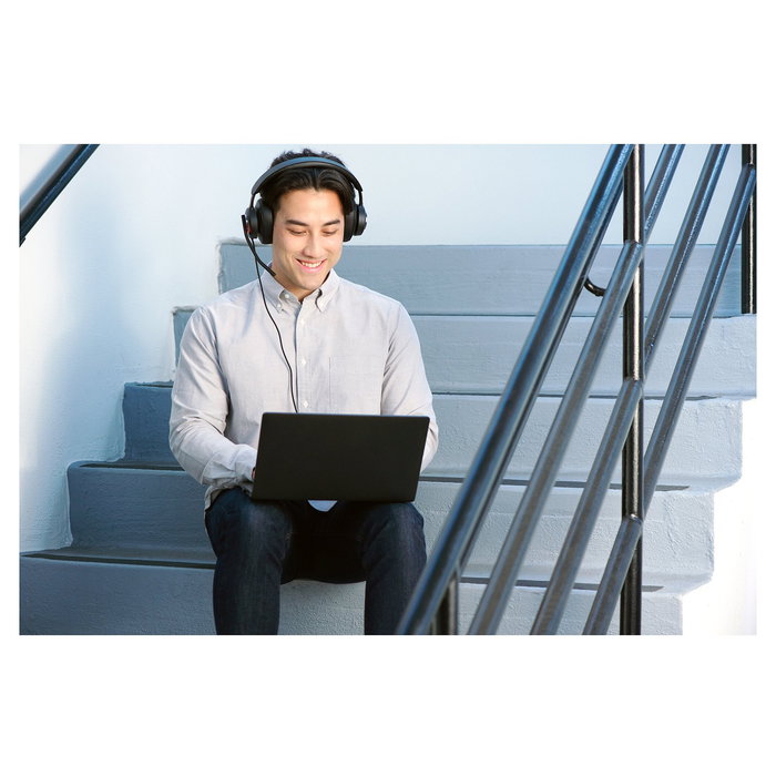 Kensington H2000 PROVC Headset con Micrófono, USB-A y USB-C Kensington H2000 PROVC Headset con Micrófono, USB-A y USB-C