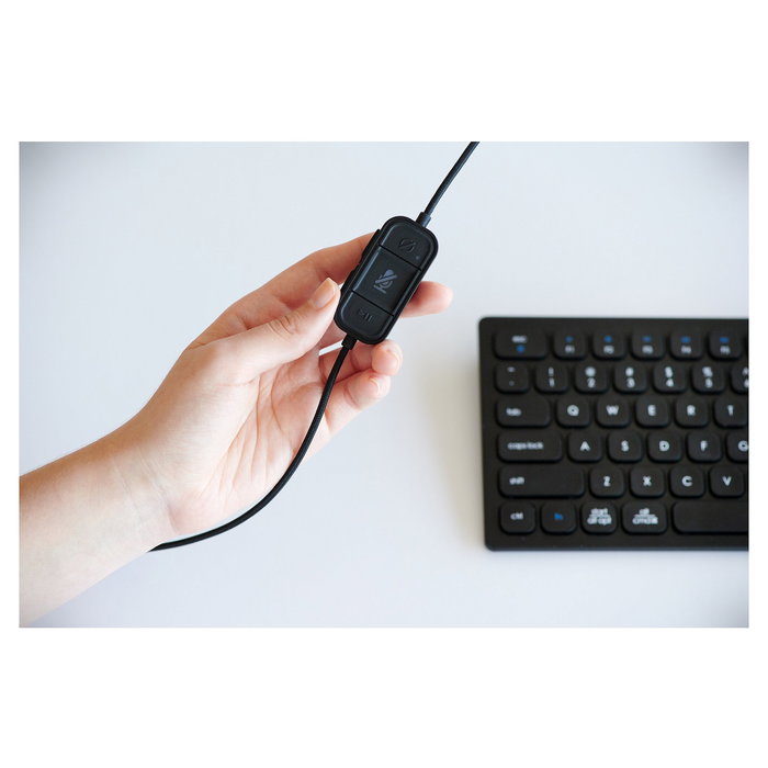 Kensington H2000 PROVC Headset con Micrófono, USB-A y USB-C Kensington H2000 PROVC Headset con Micrófono, USB-A y USB-C