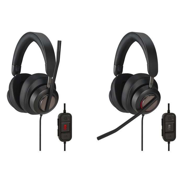 Kensington H2000 PROVC Headset con Micrófono, USB-A y USB-C Kensington H2000 PROVC Headset con Micrófono, USB-A y USB-C