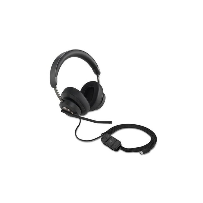 Kensington H2000 Auriculares Circumaurales USB-C Negro