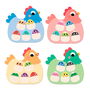Goula Hidden Chicks 1110100759 - Juego de Mesa y Puzzle Memo para Niños +3 Años - Encuentra los Pollitos - Idioma: Español, Inglés, Francés, Alemán, Portugués