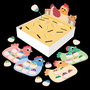 Goula Hidden Chicks - Juego de encontrar pollitos, 2 modos de juego, tableros con forma de gallina, a partir de 3 años (alemán, inglés, español, francés, italiano, portugués)