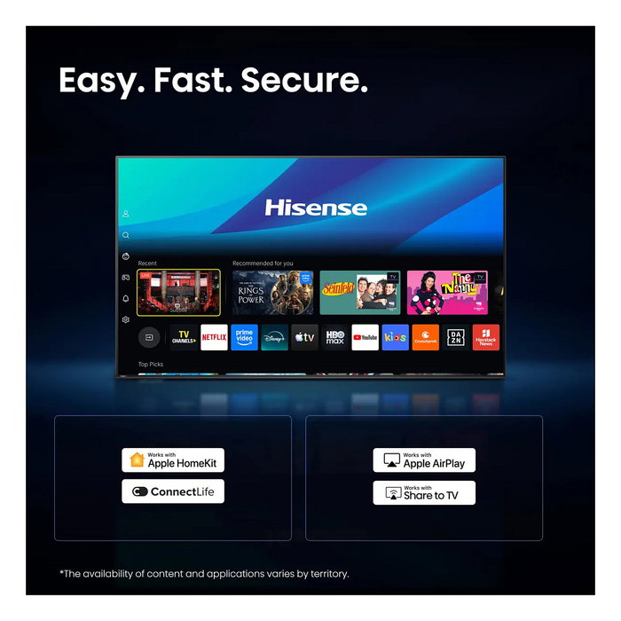 Hisense 32A49S Smart TV HD 32 pulgadas Negro