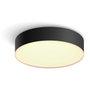 Philips Hue White Ambiance Lámpara de Techo Inteligente Enrave Negra 1200 lm Bluetooth/Zigbee IP20 para Dormitorio Cocina Salón