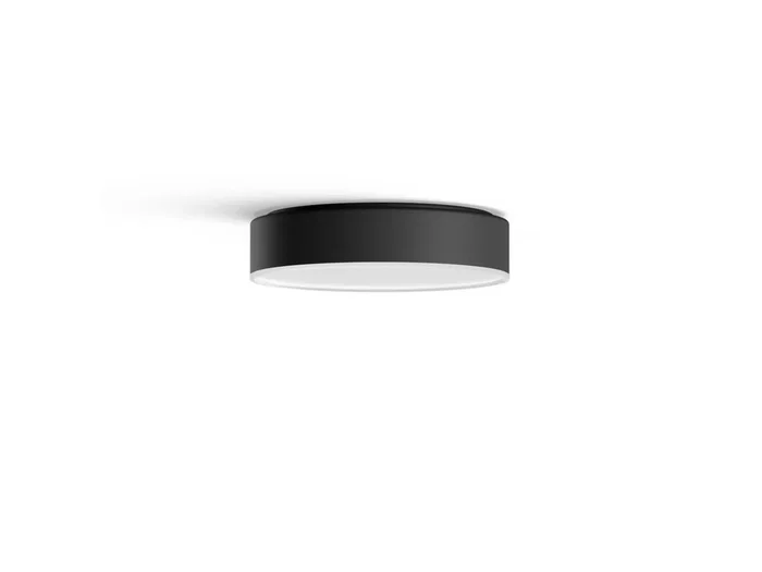 Philips Hue White Ambiance Enrave Lámpara de Techo Inteligente Negro