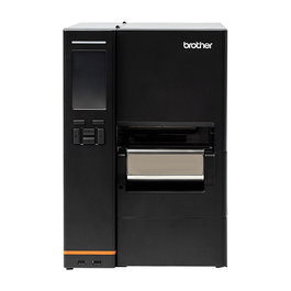 Brother TJ-4422TN Impresora de Etiquetas Industrial Térmica, Resolución 203 x 203 DPI, 10.4 cm Ancho de Impresión, Negro, con Ethernet, USB y Pantalla Táctil de 3.5"