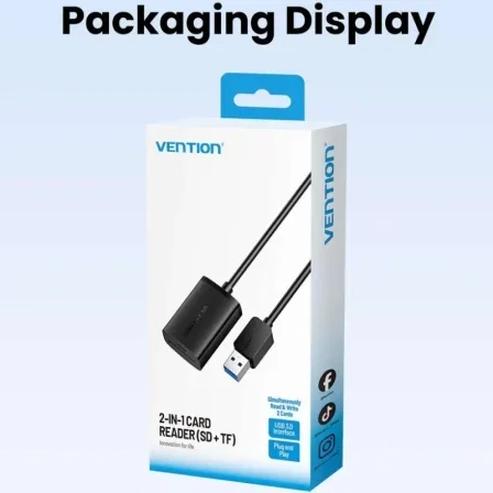 Vention Lector de tarjetas externo USB 3.0 CLPBB